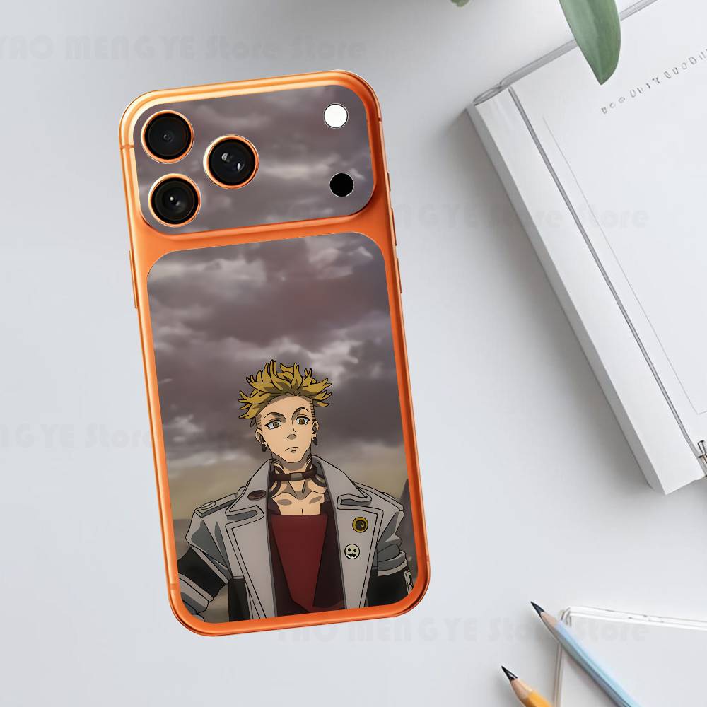Аниме G-Gachiakuta Enjin Rudo Tsuna Zanka Для iPhone 17 Pro ProMax Задняя Защитная Декоративная Наклейка Задняя Крышка