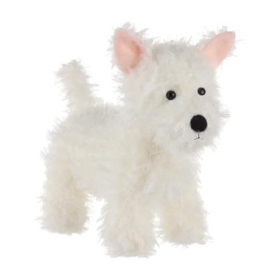 Плюшевая игрушка для детей Apricot Lamb West Highland Dog Xiao Yun, мягкая и милая, пушистый вест-хайленд-уайт-терьер Xiao Yun для девочек и мальчиков, 24 см