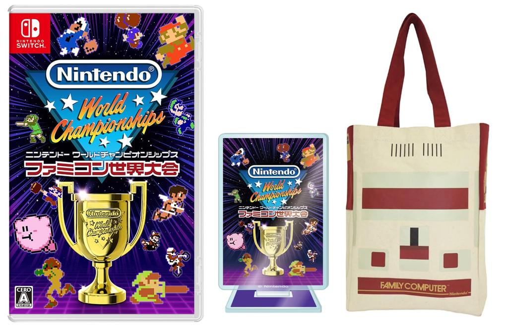 Nintendo World Championships Famicom World Championships World Family Computer Tote Bag Acrylic Stand (Nintendo Championships) -Switch + (original