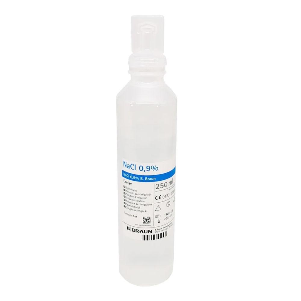Nacl Physiological Saline 0.9% Ecolav Irrigation Solution 250ml