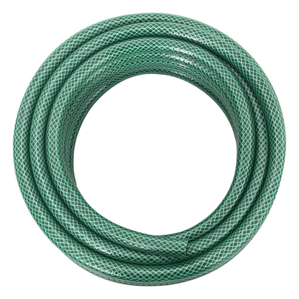 Vidaxl Wąż Ogrodowy Z Zestawem Złączek, Zielony, 0,6", 20 M, Pvc