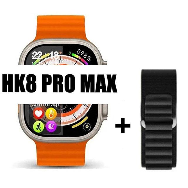 Оригинальные умные часы Hk8 Pro Max для мужчин, серия 8, 49 мм, 2,2 дюйма, экран RTAE с высокой частотой обновления, NFC-компас, игровые умные часы для Apple iPhone