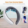 Electric Neck Shoulder Pulse Massager Kneading 2 Head TENS EMS Pulse Heating Cervical Vertebra Relax Pain Relief Massage