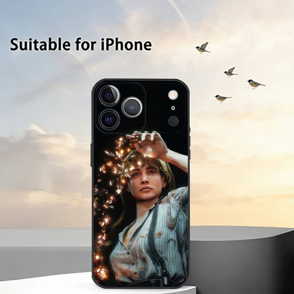 Игровой Чехол Для Телефона C-Clair Obscur E-Expedition 33 Для iPhone 17,16,15,14,13,12,11 Plus,Pro Max,XS,Мягкий Силикон Черный Чехол