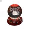 Рождественский ночник в виде хрустального шара с 3D Санта-Клаусом и снеговиком