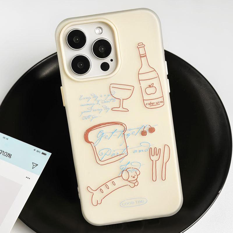 Чехол Zhitai Cartoon Jelly Skin для iPhone 12–16, подходит для iPhone 14 Pro Max