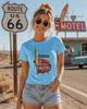 Rocket Motel Retro Sign T-Shirt | Vintage Neon Roadside, Route 66