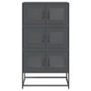 Highboard Anthracite 68 x 39 x 123 cm Steel
