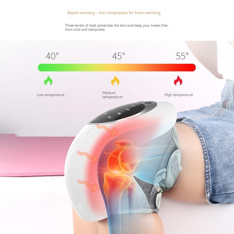 Household Charging Vibration Massage Instrument Heating Knee Protection Physical Therapy Knee Joint Massage Instrument