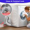 2 set Quick Connect Dryer Vent Wall Plate Airtight Seal Dryer Duct Connector  Bathroom