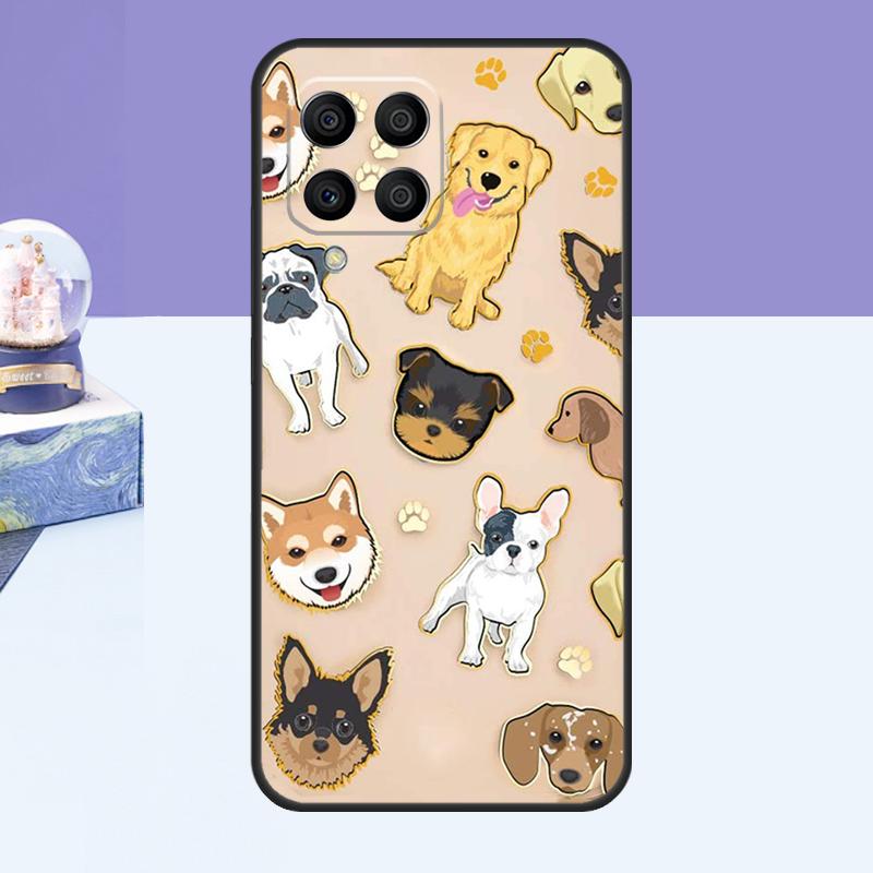 Чехол с рисунком французских бульдогов и биглей для Samsung Galaxy M31 M51 M32 M52 M12 M13 M23 M33 M53 M14 M34 M54 M30s M31s M20