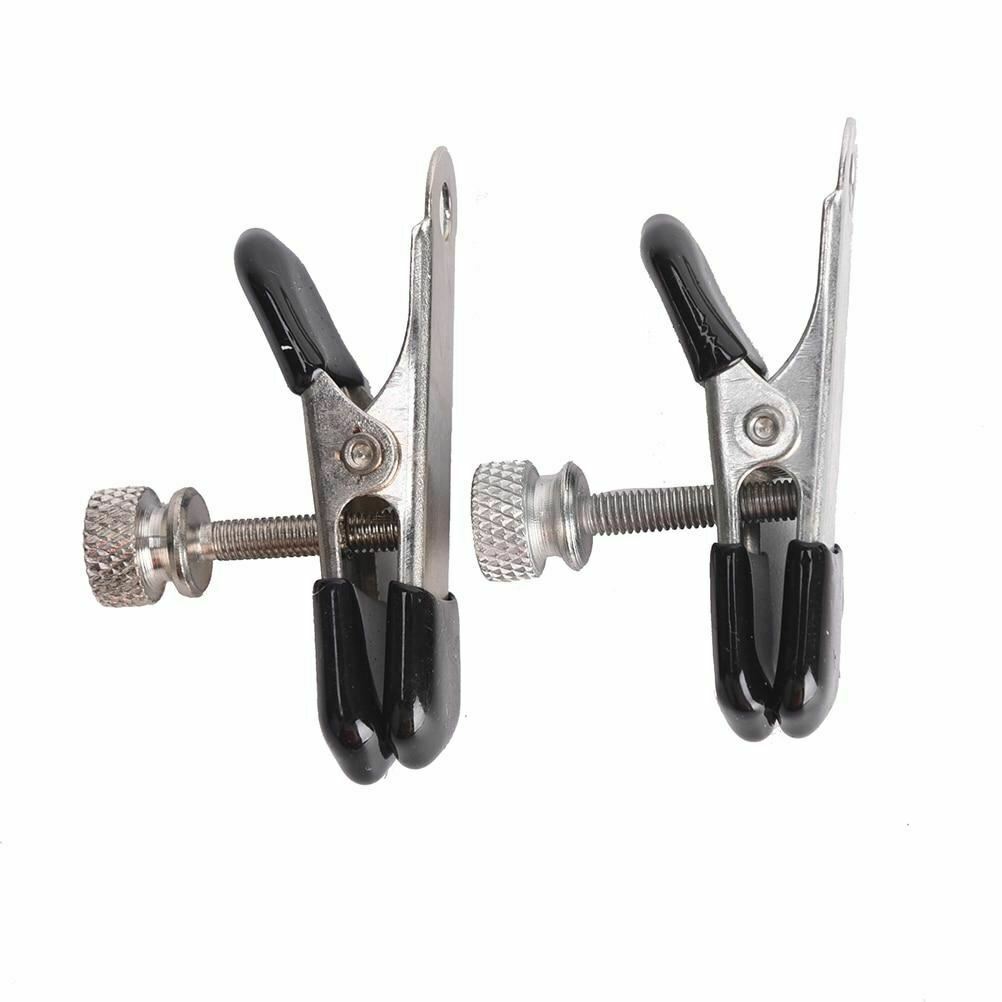 Metal Nipple Clamps Breast Labia Clips Restraints Nipple & Clitoral Toys