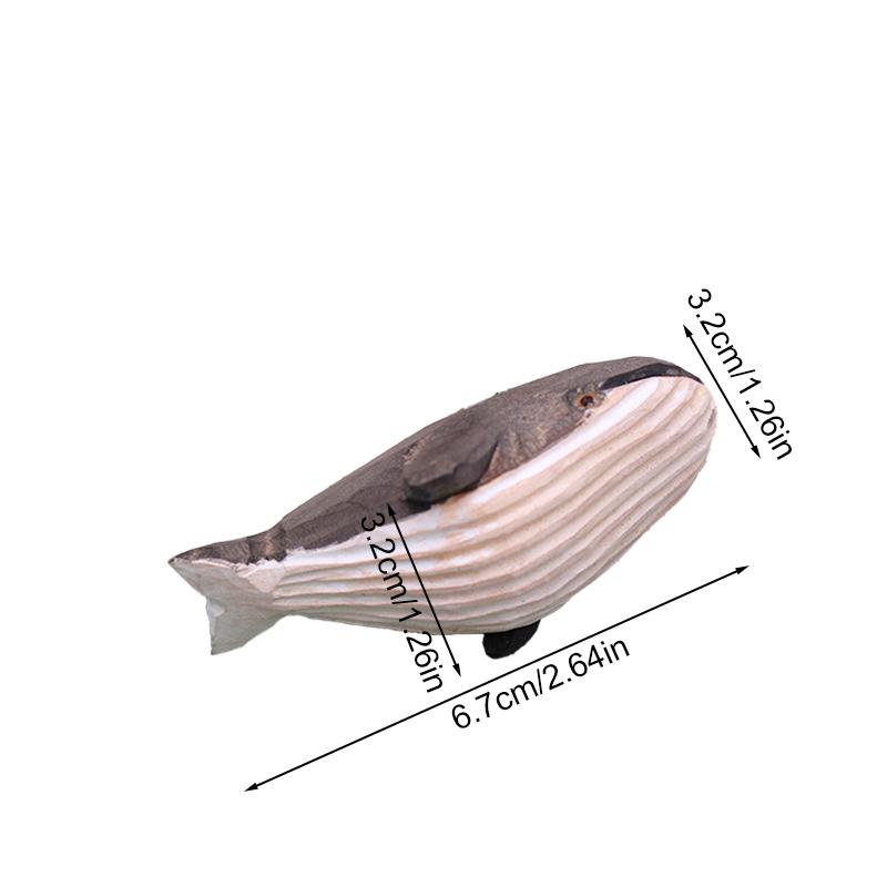 1 шт. Деревянный брелок для ключей в виде кита, резной женский кулон, брелок для ключей, милый подарок на день рождения, животное ручной работы