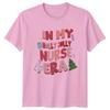 In My Holly Jolly Nurse Era Christmas Nurse Holidays Unisexs Unisexs Graphic Tee