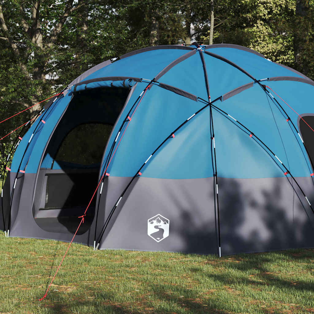 Dome Tent with Roof and Storage Blue 475 x 475 x 235 cm Taffeta