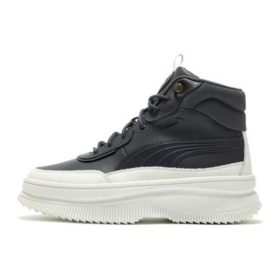 Mayra Кожа Удобные Универсальные Амортизирующие Теплые Короткие Ботинки Женские ботинки Темно-Серый 392316-04