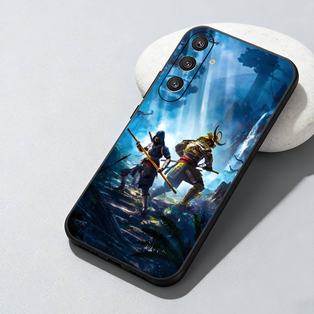 Чехол для телефона A-Assassins Creed S-Shadows Наоэ и Ясуке Для Samsung Galaxy A73,A72,A71,A70,A52,A51 Другие Мягкий Черный Чехол