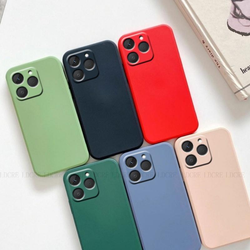 Для OPPO Realme 15T Чехол Обложка Realme 15T Capas Противоударный Бампер для Телефона Жидкий Силиконовый ТПУ Защитный Чехол OPPO Realme 15T Чехол