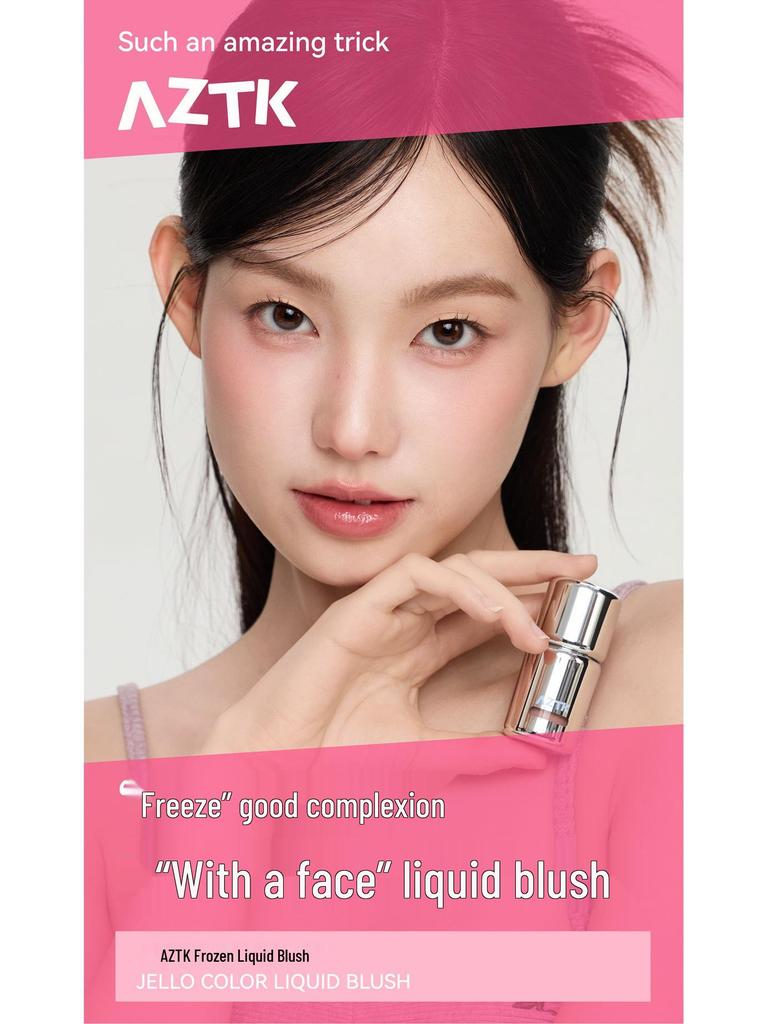 AZTK Liquid Matte Blush & Bronzer for Contouring and Highlighting In Blue and Purple Shades