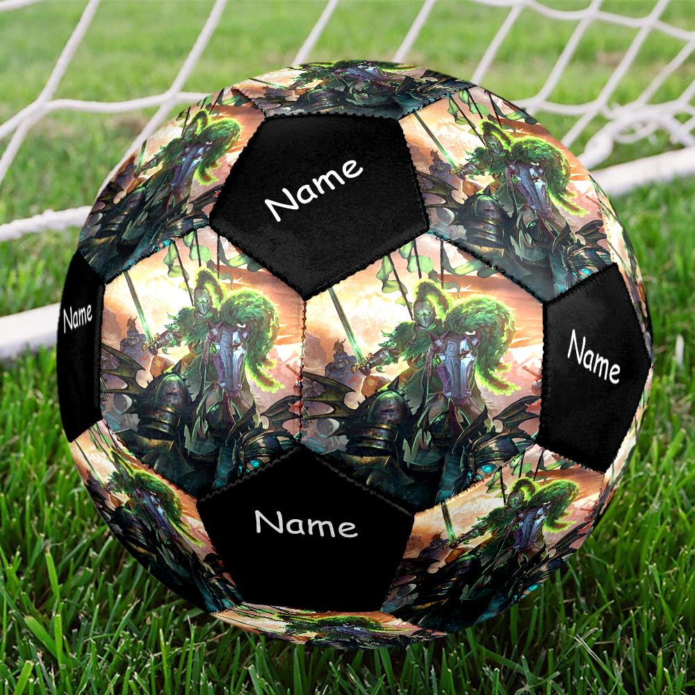Custom Name Total War Theme Size 5 Soccer Ball, Suitable for Both Indoor and Outdoor Matches, a Gift Suitable for Everyone.