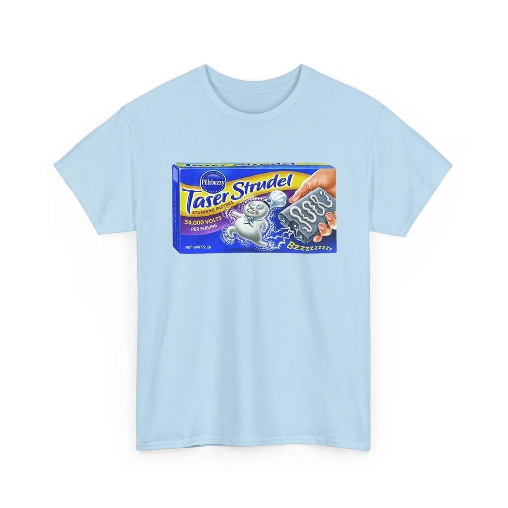 Wacky Packages Футболка с принтом Тазер Штрудель Забавная Пародия на Тостер Штрудель