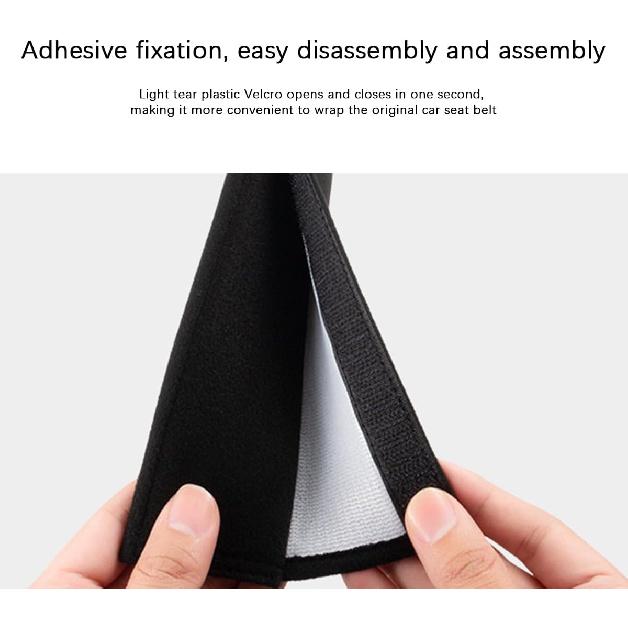 Mandark Car Seat Belt Pad, Vehicle Seatbelt Shoulder Strap Cover For More Comfortable Driving, Auto Interior Safety Belt Protection Cushion