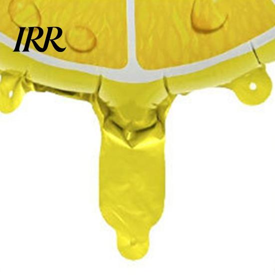 Bridal Shower Lemon Decor 10 Pcs Balloons, Summer Yellow Fruit Foil Balloons for Slice Balloon Themed Birthday Party Supplies, Vacation
