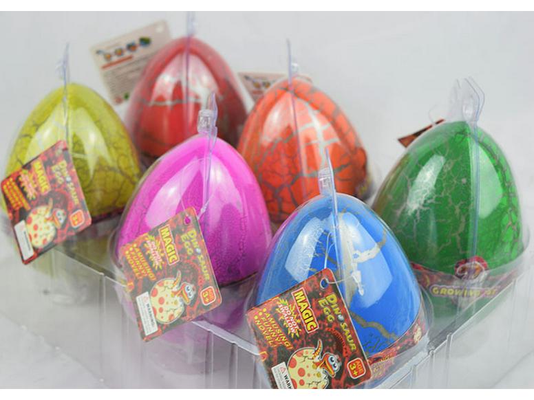 Очень большое расширяющееся игрушечное яйцо динозавра - Веселье с вылуплением и воскрешением для детей