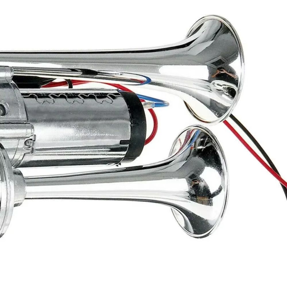 Dual Trumpets Car Horn 12V/24V Air Horn Bus Horn Super Loud Horn Vehicle