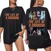 The Life of A Showgirl 2025 New Album Fans T Shirts Unisex Women High Quality Vintage Oversized Cotton Tshirt Harajuku Streetwear