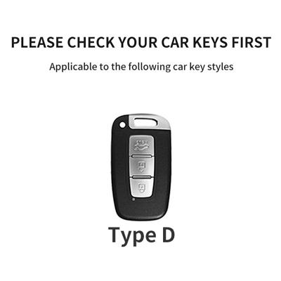 Чехол для ключа автомобиля для Hyundai i10 i30 i40 ix20 ix25 ix30 ix35 ix45 KONA Encino Tucson Solaris Grand Santa Fe Sonata NEXO Tucson