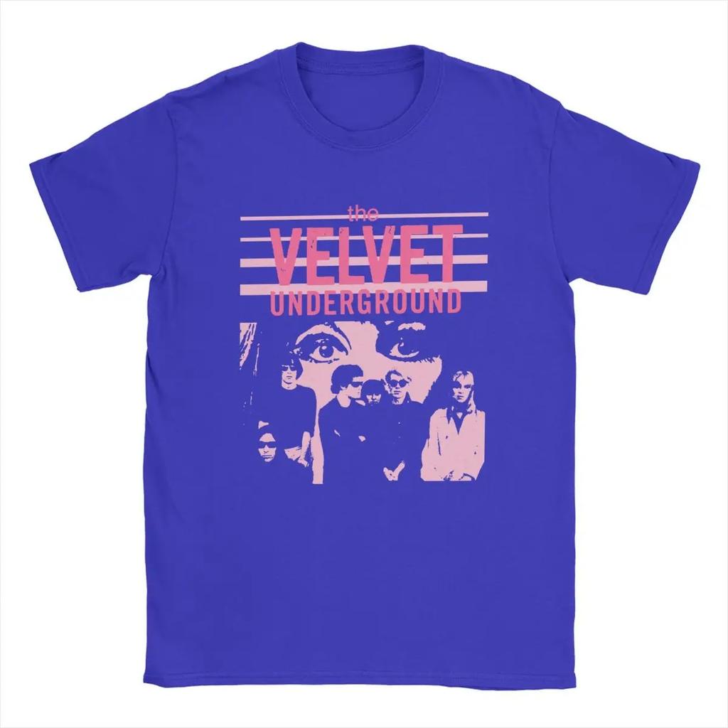 Футболка The Velvet Underground унисекс из хлопка с забавными футболками с круглым вырезом Футболки с коротким рукавом Одежда Идея для подарка унисекс