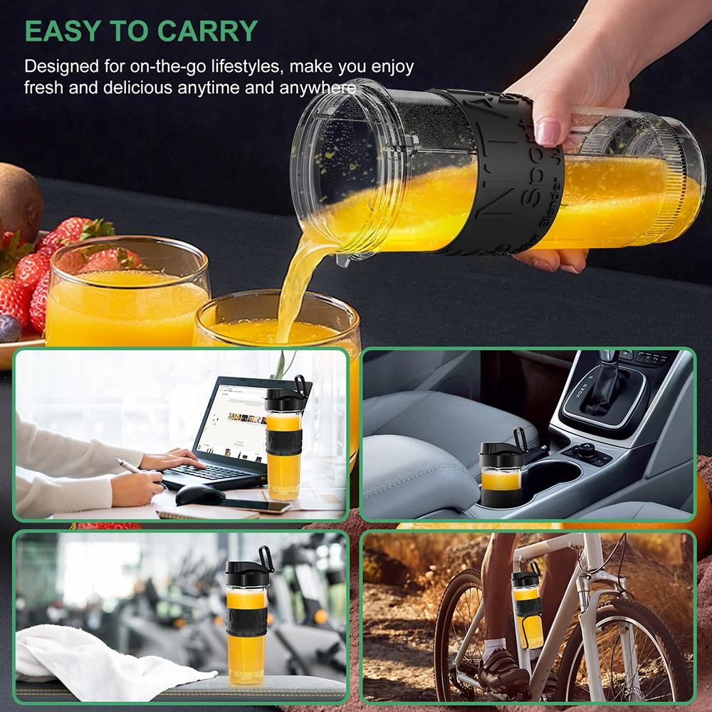 BioloMix TB23M 3-в-1 многофункциональный кухонный комбайн, портативная соковыжималка мощностью 700 Вт, персональный блендер, мясорубка, кофемолка и специи, измельчитель мяса