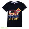 Новейшая детская летняя одежда Fireman Sam Camiseta для мальчиков, топы с коротким рукавом для маленьких девочек, футболки Pure для детей