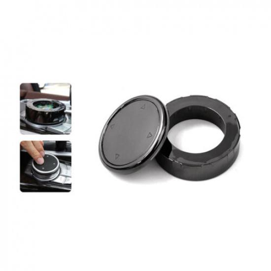 ABS Ceramic Multi-Media Control Knob Trim Replacement For BMW 1 3 5 F10 iDrive