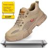 Labor Insurance Shoes Men's Anti-smash and Anti-puncture Wear, Light, Comfortable, Non-slip, Waterproof and Wear-resistant Safety Shoes