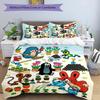 KRTECEK 3pcs Bedding Set Duvet Cover Closure Includes 1 Duvet Cover & 2 Pillowcases for All Seasons Bedroom Home Dorm Decor