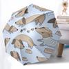 1 шт. Такса Кости Автоматический Открывающийся/Закрывающийся Зонт Компактный Складной Зонт, Всесезонный Портативный Зонт для Женщин/Мужчин F1124119