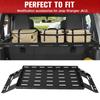 Rear Trunk Interior Cargo Storage Basket Luggage Carrier Rack Shelf For 2007 To 2025 Jeep Wrangler JK/JL Hardtop Four-Door Model