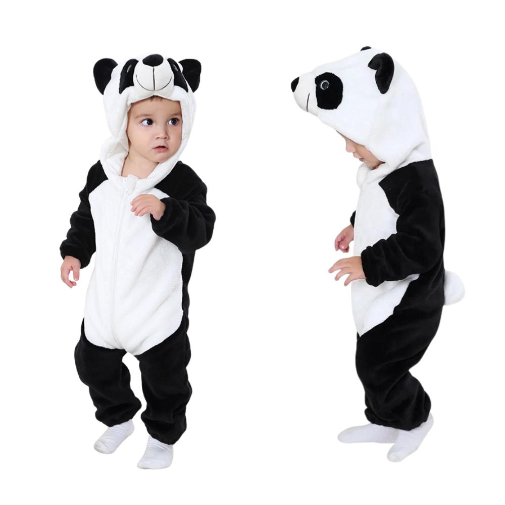 Piżama Onesie Kostium Przebranie Śpiochy Panda Niemowlę 80: 65-75 Cm