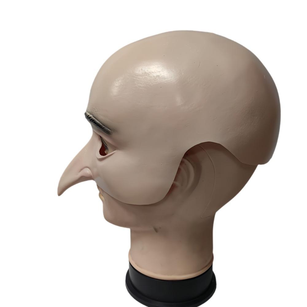 Halloween Simulation Makeup Facial Bald Pigloo Mask Wig Film And Television Super Daddy Mask Party Dress Up
