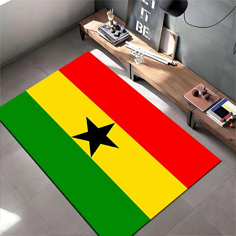 African Flag Style Carpet suitable as a non-slip mat for the living room or bedroom sofa