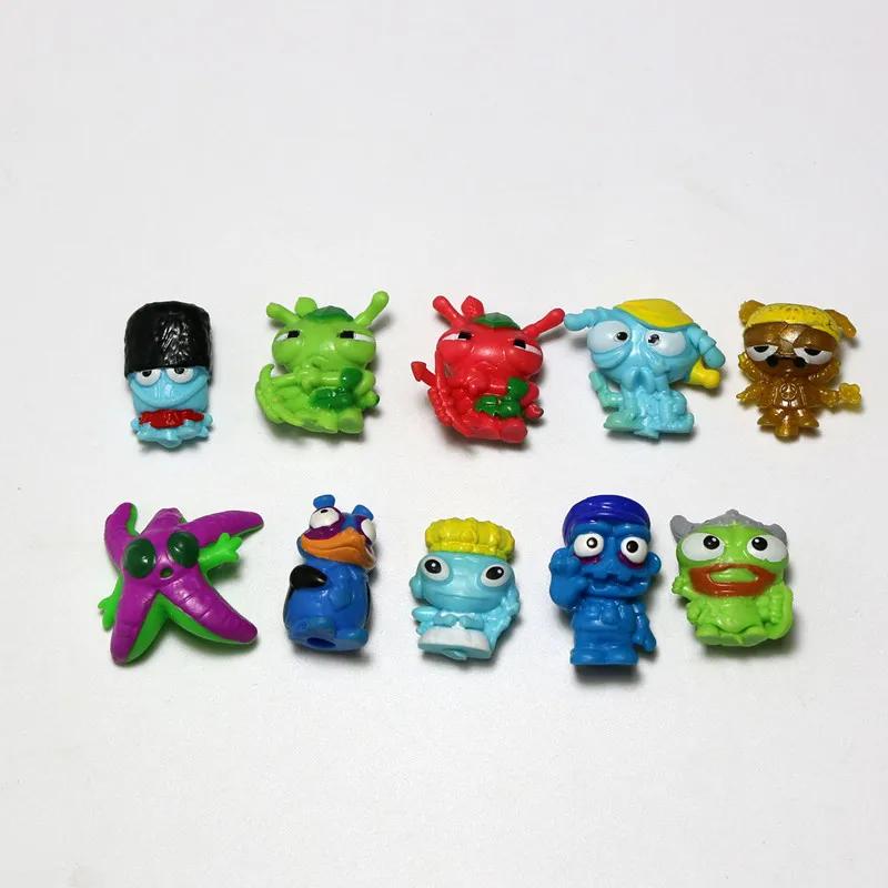 10-200 шт. 3 см Superzings Zomlings Аниме Куклы Играющие Животные Мусорная Кукла Резиновая Модель Фигурки Действия Игрушка Дети Мальчики Подарок Подвижные Сочлененные Масштаб
