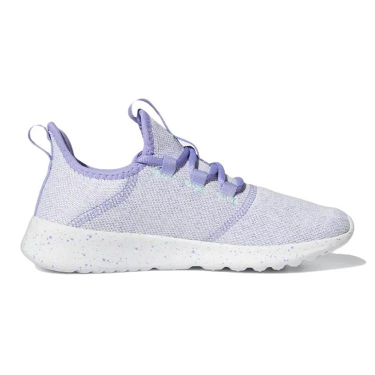 adidas Cloudfoam Pure Slip-On J Светло-фиолетовые крапчатые детские кроссовки Cloud-White Pulse-Mint GY6593