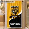 Beach TowelHull City Custom Name Text Personalized Soft Towel for Beach Pool Indoor Home Decor Gift