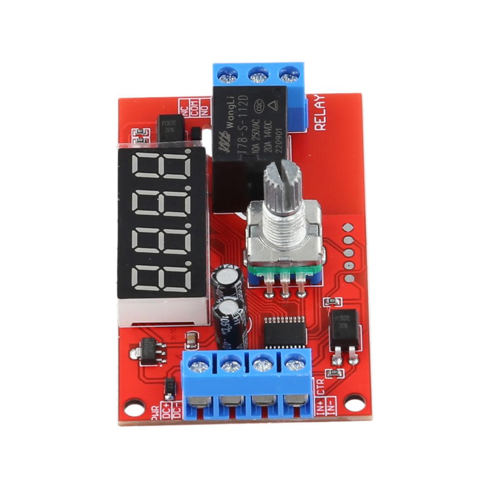 LED Digital Timming Relay DC5V/12V/24V Time-Delayed Trigger Timing Switch Relays Board Adjustable for Pump Control