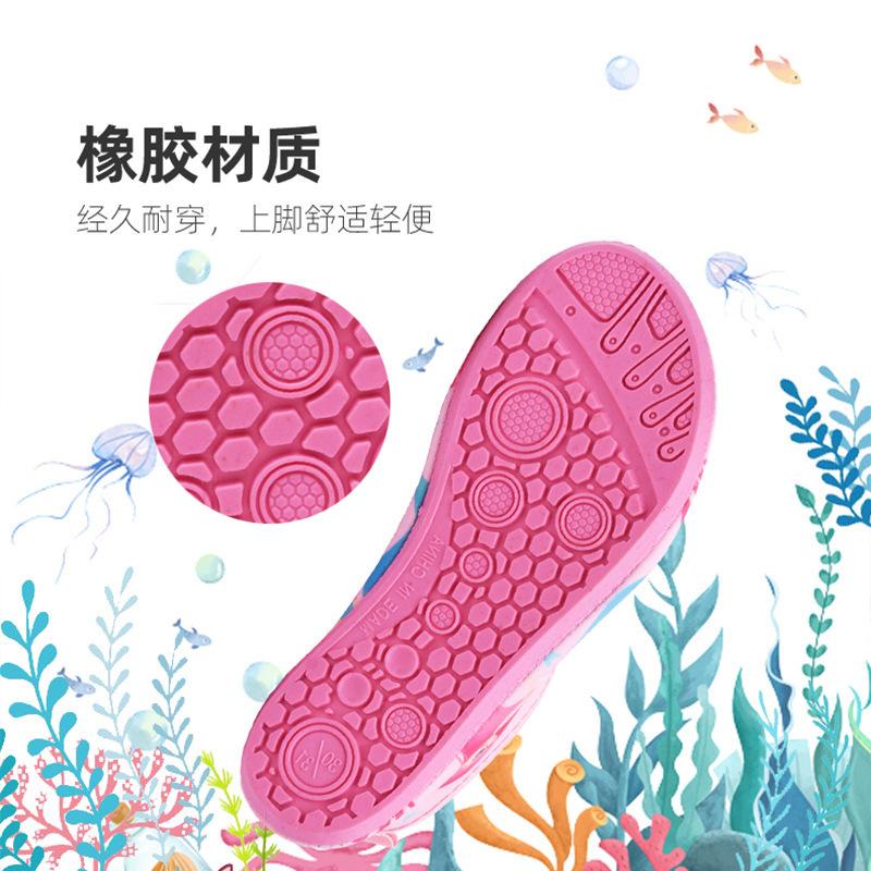 Пляжные нескользящие тапочки для улицы, детские одноразовые, гостиничные, для улицы, родительско-детская обувь, мультяшная обувь