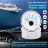 40-120℃,100-250℉ 52MM Water Temperature Gauge With Flashing Alarm Temp Sensor 10.2MM for Auto Car Boat Yacht 7 Color Light