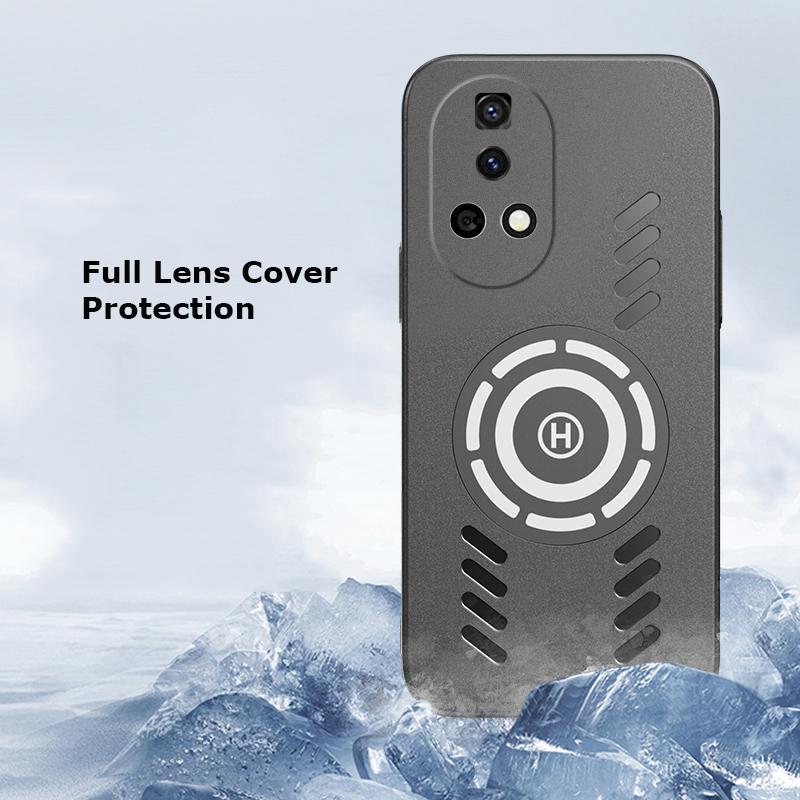 Для Huawei nova 12 12s 11 10 9 8 7 SE Lite Pro Ultra Ice Магнитный теплоотводящий матовый чехол для ПК с защитой от отпечатков пальцев дышащий охлаждающий чехол Shell