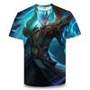 Летняя мужская футболка с коротким рукавом King of Glory Game Clothes для учеников средней школы с 3D-цифровой печатью, футболки, верх